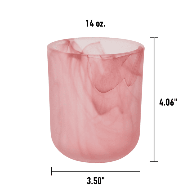 Rose-Quartz Swirl Vessel