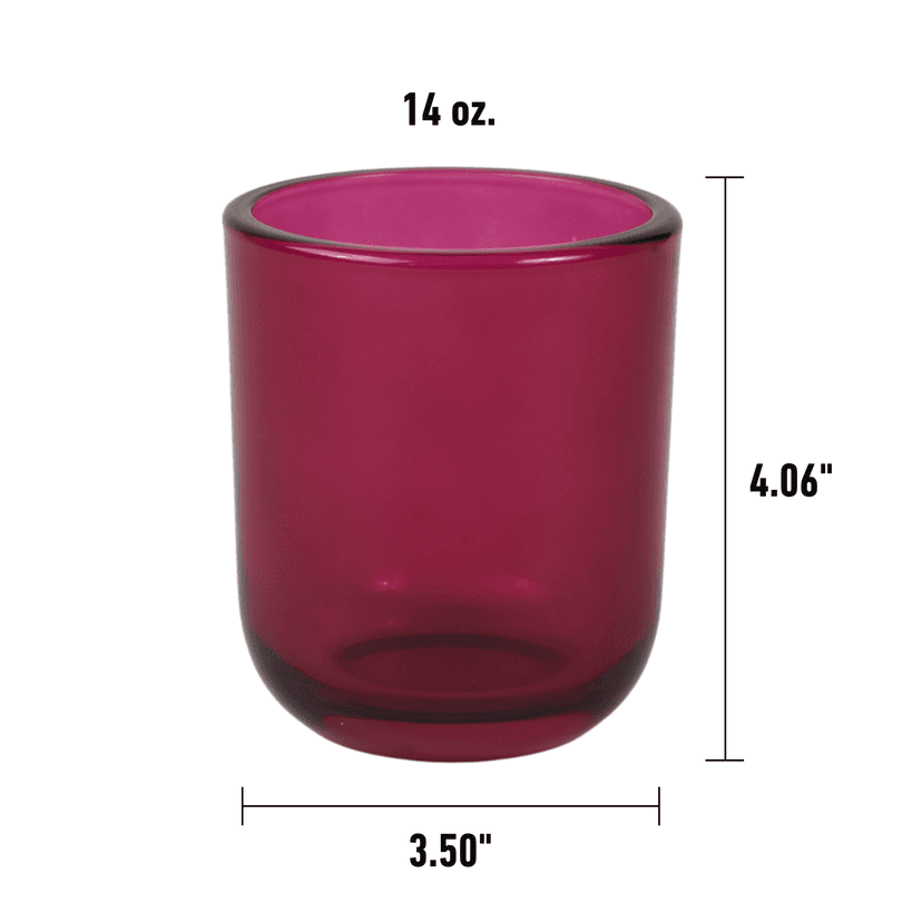 Cranberry Glow Vessel